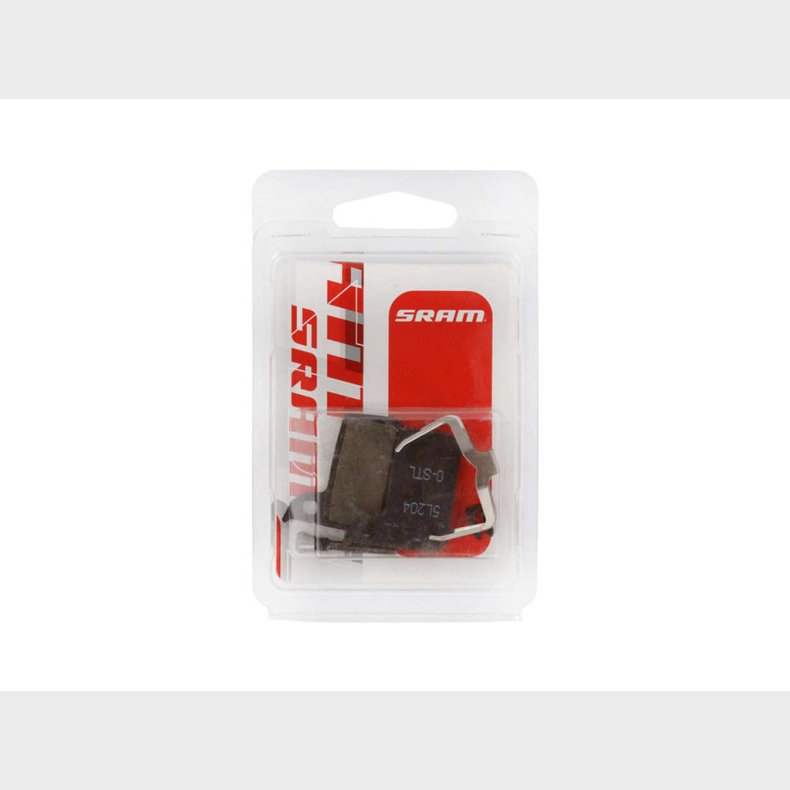 BRAKE SHOES SRAM DISC ROAD HYD ORG/STL RED HRD 