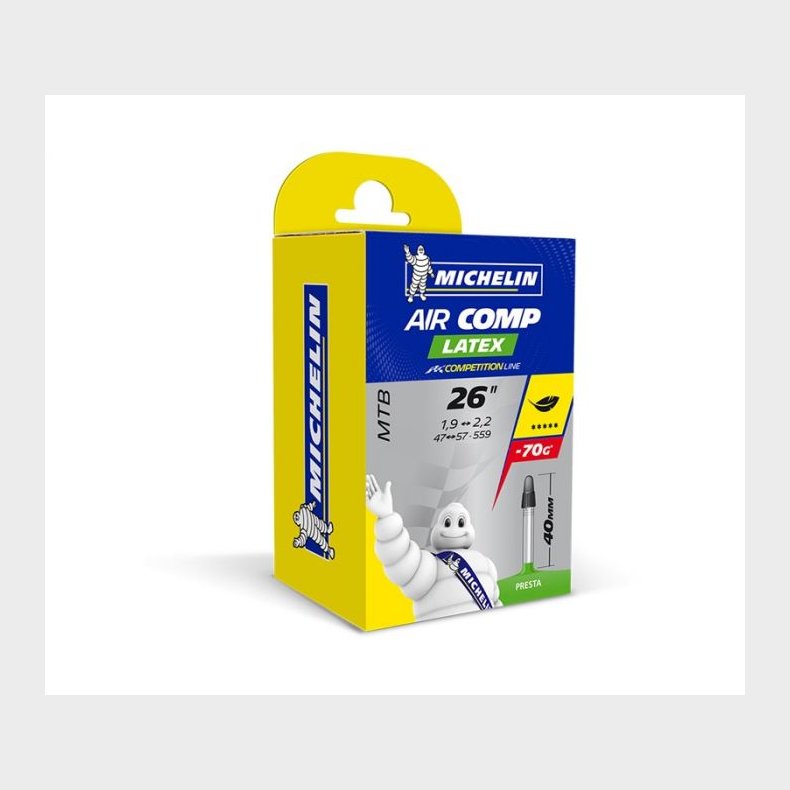 MICHELIN Aircomp Latex tube 26x1.9-2.2